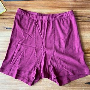 Pansy Co Stretch Shorts (Wine)